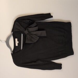 Loft 3/4 Bow Knit XS Black